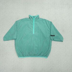 Fear of God Mint Green Half Zip Short Sleeve